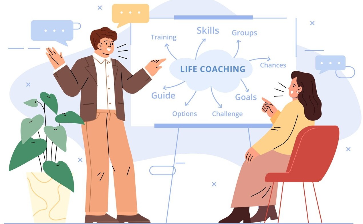 Illustration representing the adult counselling journey